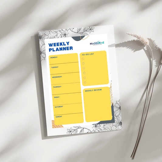 Minimalist Weekly Planner | Printable A4 PDF | To-Do List & Weekly Review