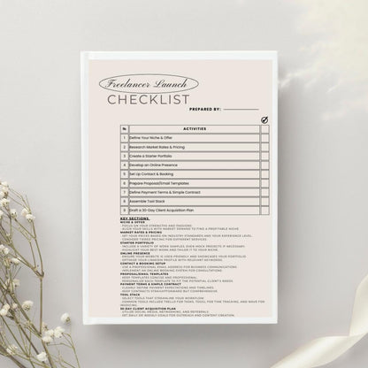 Freelancer Launch Checklist: Start Your Freelance Business (Printable PDF)